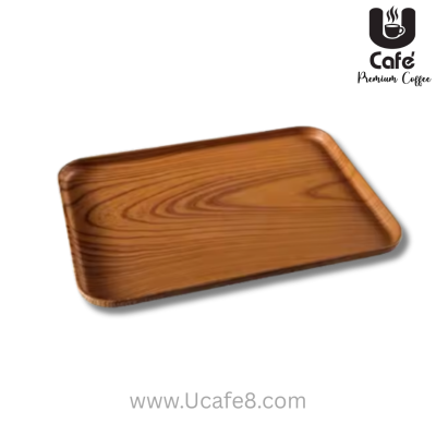 ถาดพลาสติกลายไม้