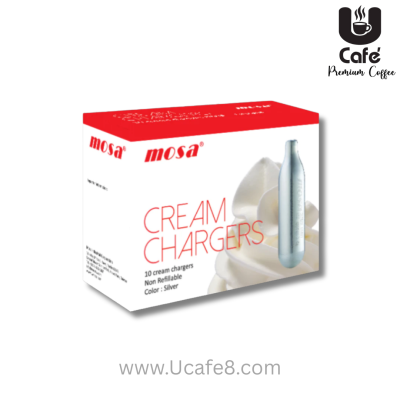 Mosa แก๊สวิปปิ้งครีม  (1 กล่องบรรจุ 10 หลอด)