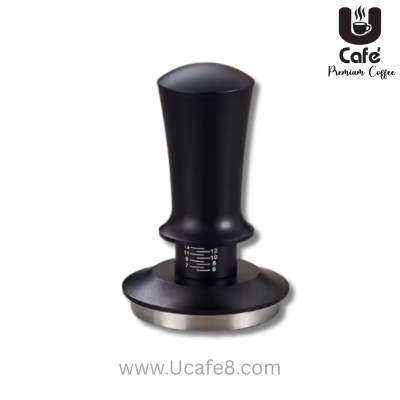 เเทมเปอร์ ที่กดกาแฟ แบบสปริง 58 มิล หน้าเรียบ สำหรับกดเพื่ออัดผงกาแฟ