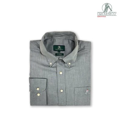 CLASSIC OXFORD SHIRT - GREY