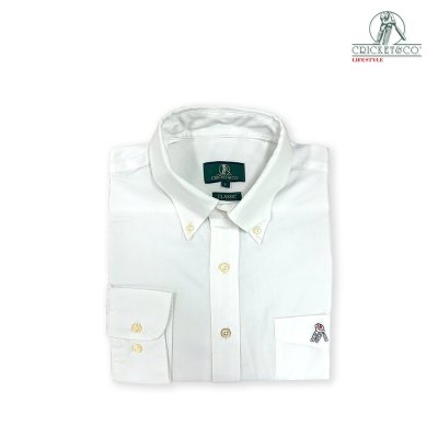 CLASSIC OXFORD SHIRT - WHITE