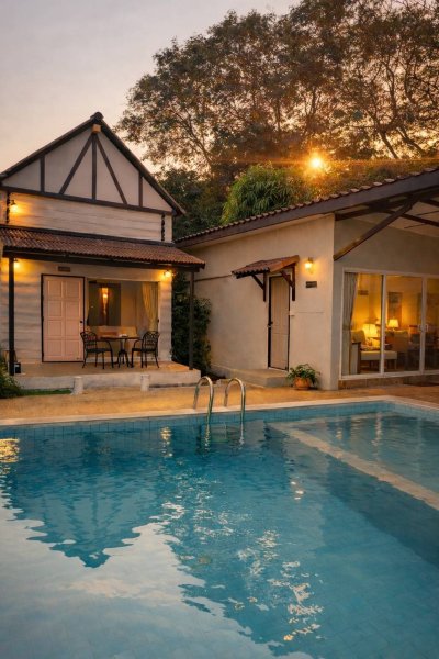 บรรยากาศของ The Scarecrow House