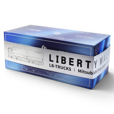 GCD - LB Trucks Mitsubishi Fuso Super Great, Chrome Blue Liberty Walk (APA XPO 25)