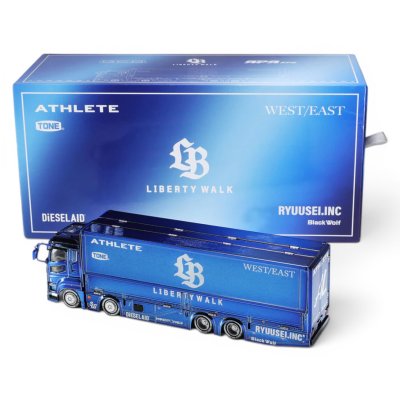 GCD - LB Trucks Mitsubishi Fuso Super Great, Chrome Blue Liberty Walk (APA XPO 25)