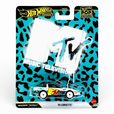 HOT WHEELS PREMIUM - POP CULTURE MTV 1984 CHEVROLET CORVETTE