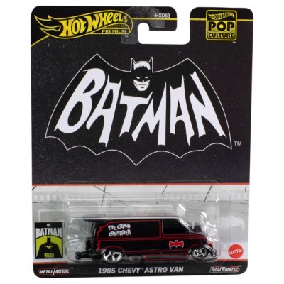HOT WHEELS PREMIUM - POP CULTURE BATMAN 1985 CHEVY ASTRO VAN