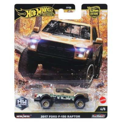 HOT WHEELS PREMIUM - 2017 FORD F-150 RAPTOR