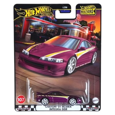 HOT WHEELS PREMIUM - BOULEVARD no.107 CUSTOM 2001 ACURA IMTEGRA GSR
