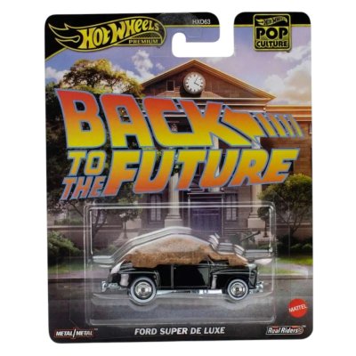 HOT WHEELS PREMIUM - POP CULTURE BACK TO THE FUTURE FORD SUPER DELUXE