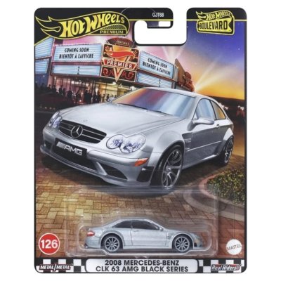 HOT WHEELS PREMIUM - BOULEVARD no.126 2008 MERCEDES-BENZ CLK63 AMG BLACK SERIES
