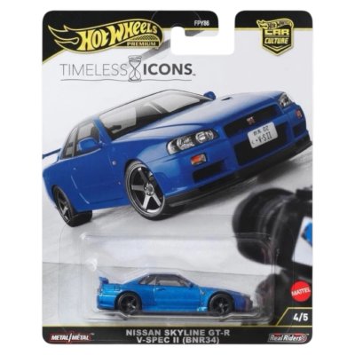 HOT WHEELS PREMIUM - NISSAN SKYLINE GT-R V-SPEC II R34