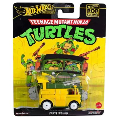 HOT WHEELS PREMIUM - POP CULTURE NINJA TURTLES PARTY WAGON