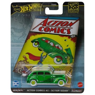 HOT WHEELS PREMIUM - POP CULTURE DC COMICS #1 ACTION SEDAN
