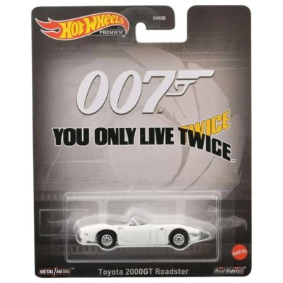 HOT WHEELS PREMIUM - POP CULTURE 007 YOU ONLY LIVE TWICE TOYOYTA 2000GT ROADSTER