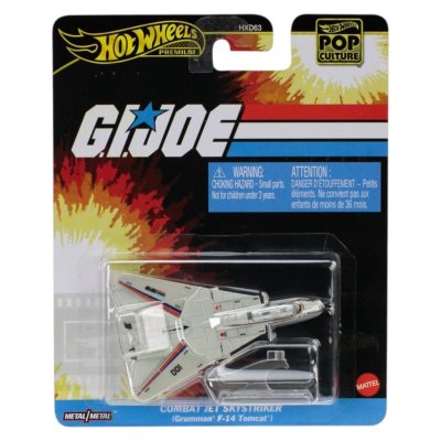 HOT WHEELS PREMIUM - POP CULTURE G.I.JOE COMBAT JET SKYSTRIKER F-14 Tomcat