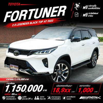 2022 Toyota FORTUNER 2.8 Legender SUV
