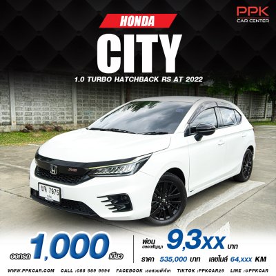 2022 Honda City 1.0 RS Hatchback 2022 Honda City 1.0 RS Hatchback