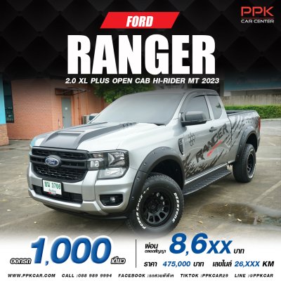 2023 Ford RANGER 2.0 XL+ Open Cab Hi-Rider