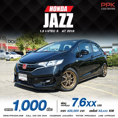 2018 HONDA JAZZ 1.5 i-VTEC S