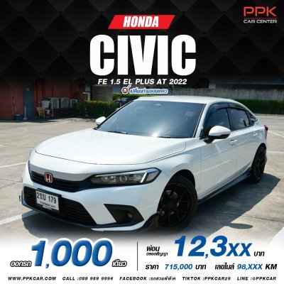 2022 Honda CIVIC 1.5 FE  EL+ Sedan