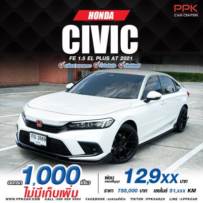 2021 Honda CIVIC 1.5 FE  EL+ Sedan