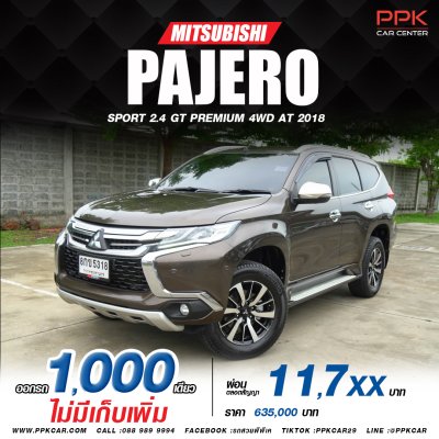 2018 Mitsubishi PAJERO SPORT 2.4 GT Premium 4WD