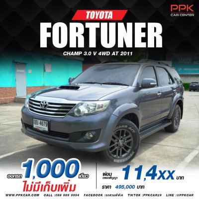 2011 Toyota FORTUNER 3.0 V 4WD
