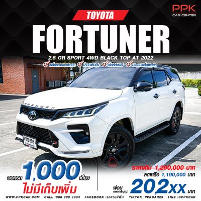2022 Toyota Fortuner 2.8 GR Sport 4WD