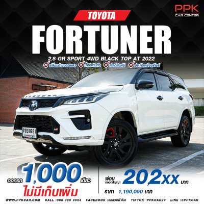 2022 Toyota FORTUNER 2.8 GR Sport 4WD SUV