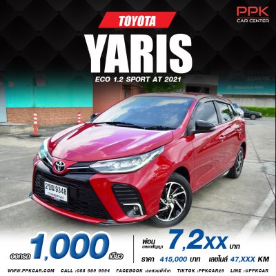 2021 Toyota YARIS 1.2 Sport