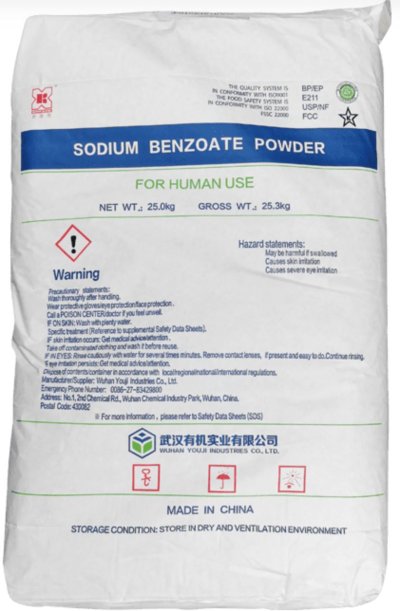 Sodium Benzoate (สารกันบูด)-Wuhan Youji (China)
