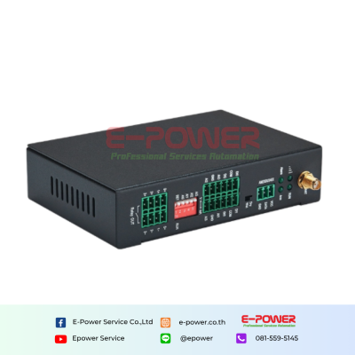 Cellular M2M IoT RTU (2DIN,2AIN/PT100,2Relay,1TH,USB)