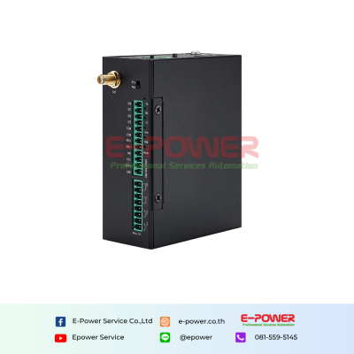 Cellular M2M IoT RTU (4DIN, 4Relay, 1TH, USB, RS485)