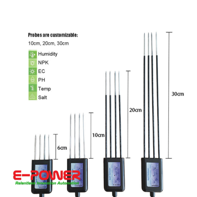 High Accuracy Soil Analyzer RS485 Soil 8 In 1 Soil Temperature Moisture