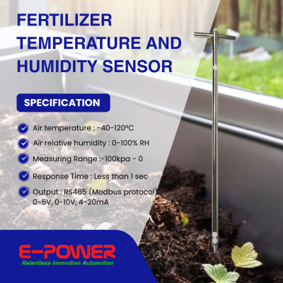 RS485 LORA LORAWAN COMPOST FERTILIZER TEMPERATURE AND HUMIDITY SENSOR