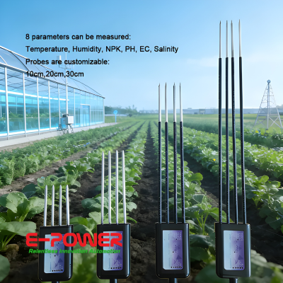 8 in 1 Soil moisture temperature EC PH salinity NPK sensor