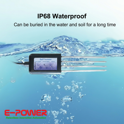 RS485 Modbus Agricultural Irrigation Humidity Salinity NPK PH EC Temperature Soil Monitor Sensor