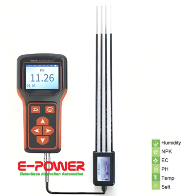 High Accuracy Soil Analyzer RS485 Soil 8 In 1 Soil Temperature Moisture