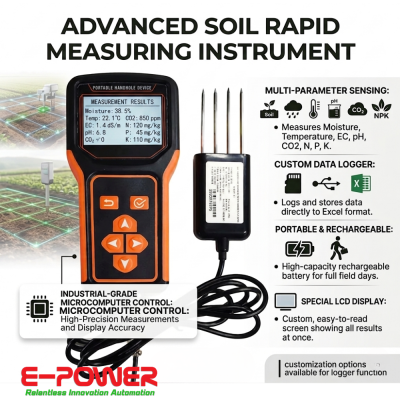 Real Time Monitoring Soil Health Data Logger Sensor