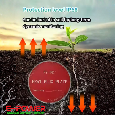 RS485 SDI-12 Agriculture High Precision Low Power Soil Heat Flux Sensor