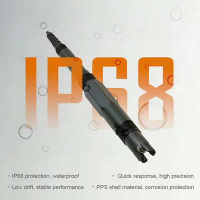 REMOND Industrial Digital pH Sensor Probe IP68 PPS Material Immersed Industrial PH Meter