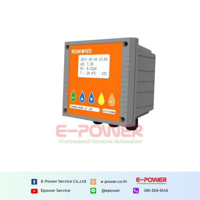REMOND Direct Sales Industrial Online Water Analyzer 2-in-1 pH/EC Sensor Meter Controller