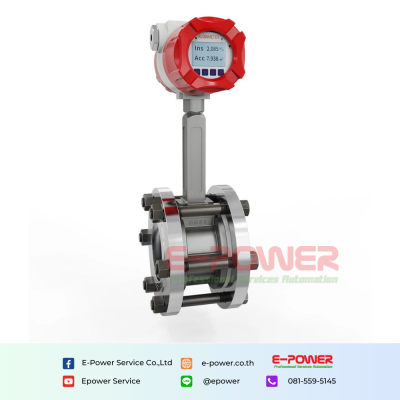 SUP-LUGB Vortex flowmeter wafer installation
