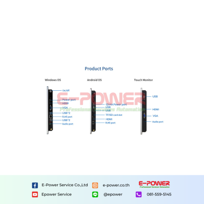 TD080W 8 inch Capacitive TouchPanel PC