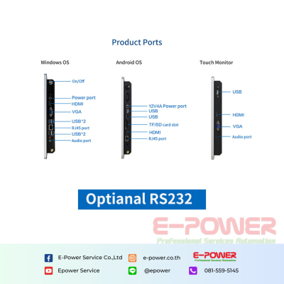 TD101E-10.1inch Capacitive touchscreen all in one