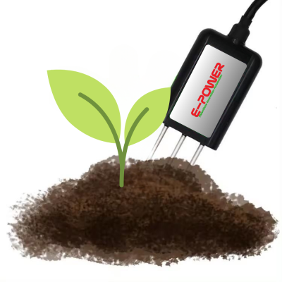 Soil temperature and moisture sensor