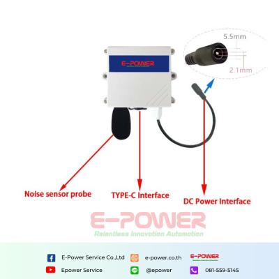 Waterproof long distance LoRaWAN Noise Sensor