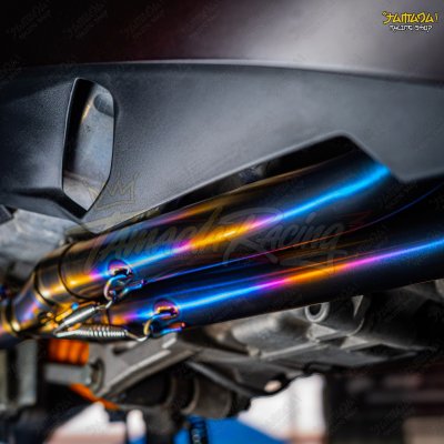 คอท่อไทเทเนี่ยม แบรนด์ TRS สำหรับ T-MAX 560 ปี2019-2026