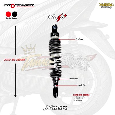 โช้คหลัง Profender FLASH+ สำหรับ YAMAHA XMAX 300