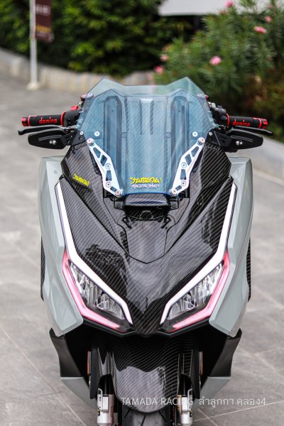 หน้าซิ่ง full คาร์บอนผ้าลาย4 สำหรับ FORZA350 ปี 2023-ปัจจุบัน